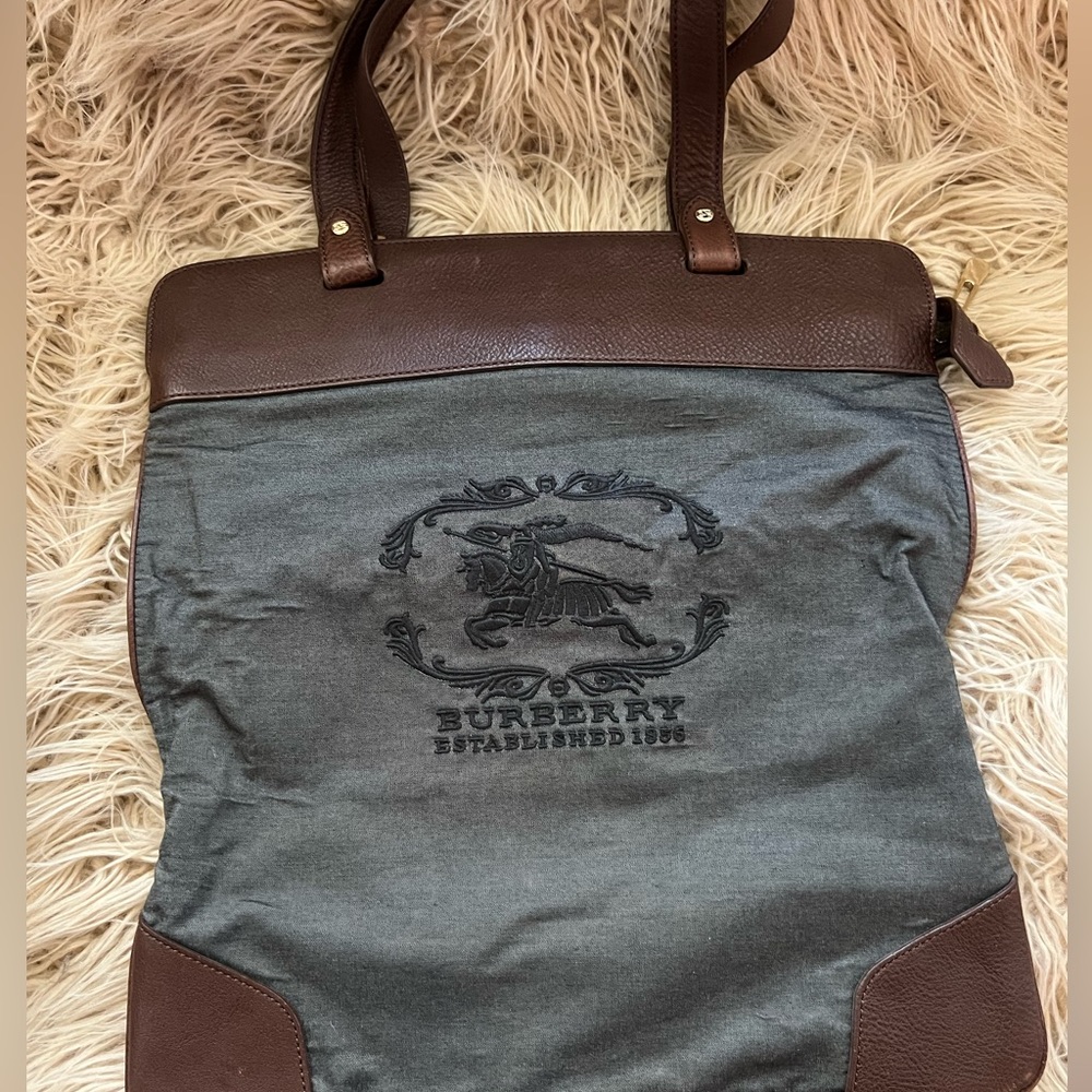 Blue Jean Vintage Burberry Stowell Tote